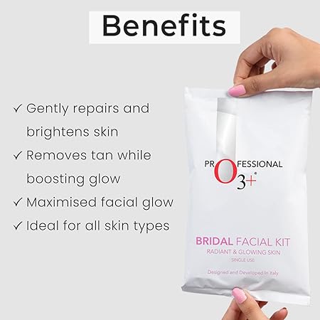 O3+ Bridal Facial Kit for Radiant & Glowing Skin | Suitable for All Skin Types