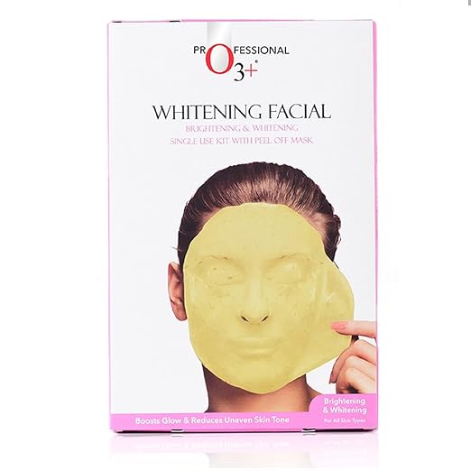 O3+ Whitening Facial Kit With Brightening & Whitening Peel Off Power Mask | For All Skin Types