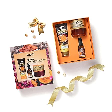WOW Life Science Wow Skin Science Ubtan Glowing Skin Essential Gift Kit | Combo | Skincare Gift Kit | For All