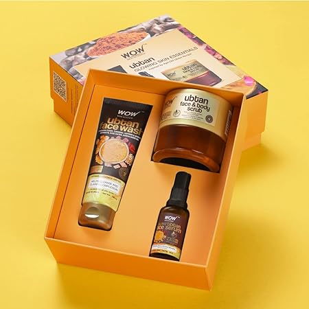 WOW Life Science Wow Skin Science Ubtan Glowing Skin Essential Gift Kit | Combo | Skincare Gift Kit | For All
