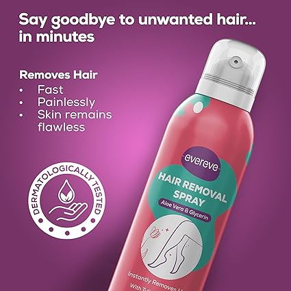 Evereve Hair Removal Cream Spray for Women