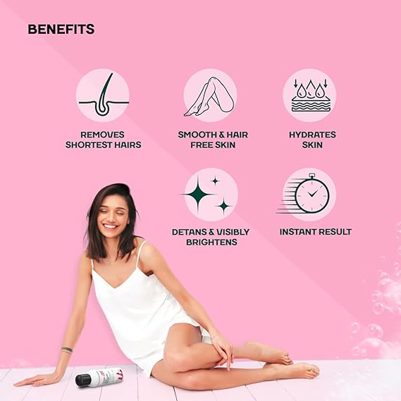 MOUNTAINOR Hair Removal Spray for Women | (Dermatologically Tested)