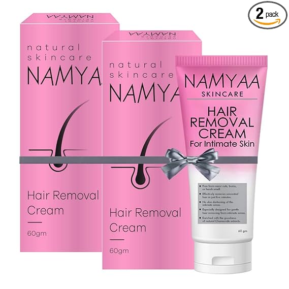 Namyaa Hair Removal Cream for Intimate Skin with Vitamin C Serum