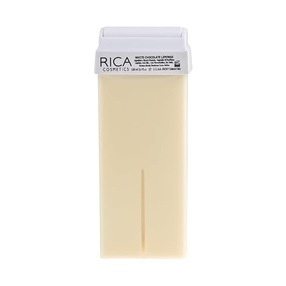 Rica White Chocolate Liposoluble Soft Wax Refill Roll-on Cartridge for Full Body Waxing