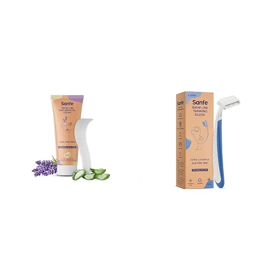 Sanfe Hair Removal Gel with Aloe Vera & Coconut Extracts
