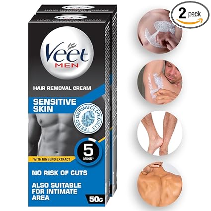 Veet Hair Removal Cream for Men Sensitive Skin