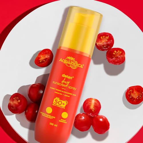 Aqualogica Detan+ Dewy Sunscreen Spray SPF 50+ PA++++ UVA