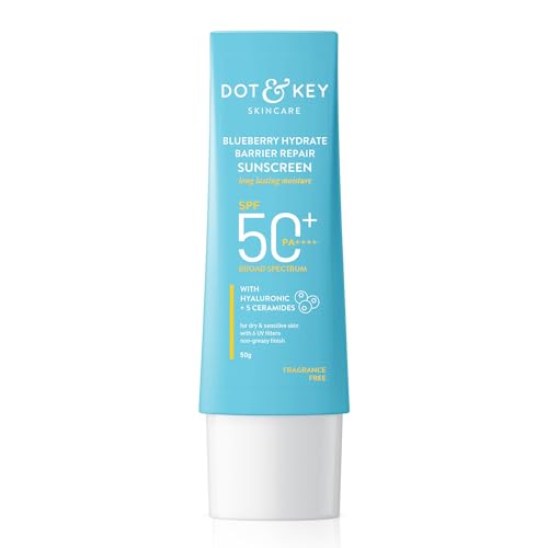 Dot&Key Blueberry Hydrate Barrier Repair Sunscreen Spf 50+,Pa++++