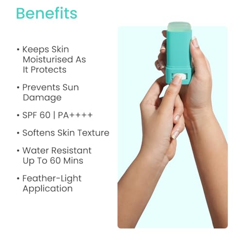 Earth Rhythm Hyaluronic Sunscreen Stick Spf 60, Pa++++ With Ceramides