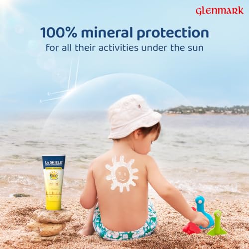 La Shield Kids Sunscreen Gel SPF 50 PA+++, Enriched with Vitamin E and Hyaluronic Acid