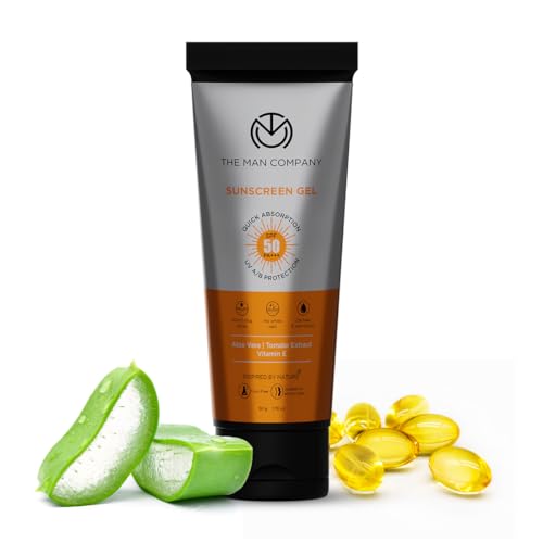 The Man Company Oil-Free Sunscreen Gel SPF 50 PA+++ For Men