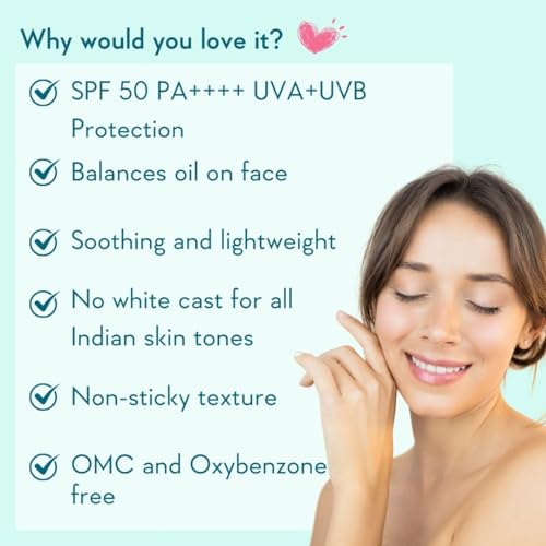 WishCare 5% Niacinamide Oil Balance Fluid Sunscreen SPF 50 PA++++