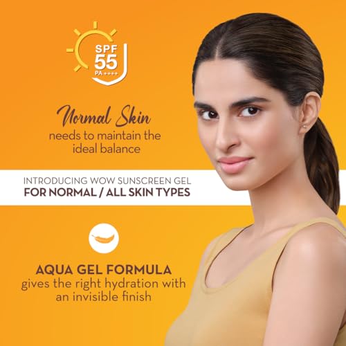Wow Skin Science | Gel Sunscreen | SPF 55 | PA++++