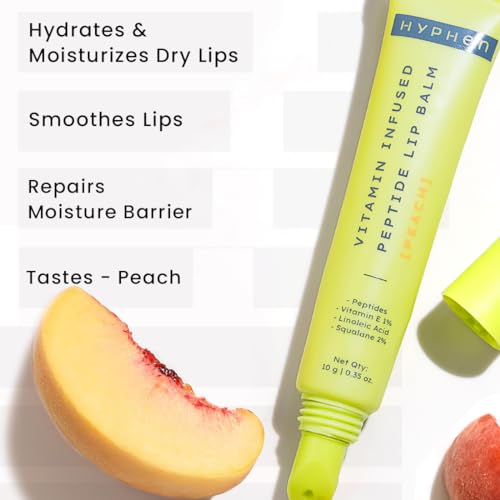 Hyphen Lip Balm Peach For Dry & Chapped Lips, Peach