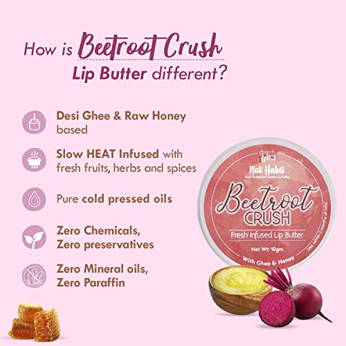 Nat Habit Lip Balm Fresh Beetroot Crush