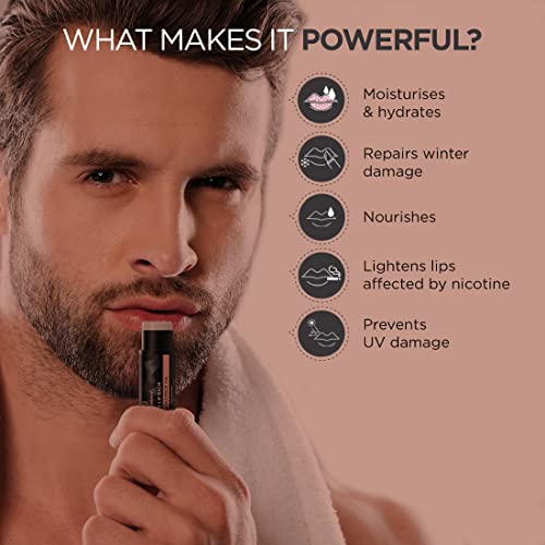 The Man Company Lip Balm For Dry, Chapped, Dark And Smoky Lips