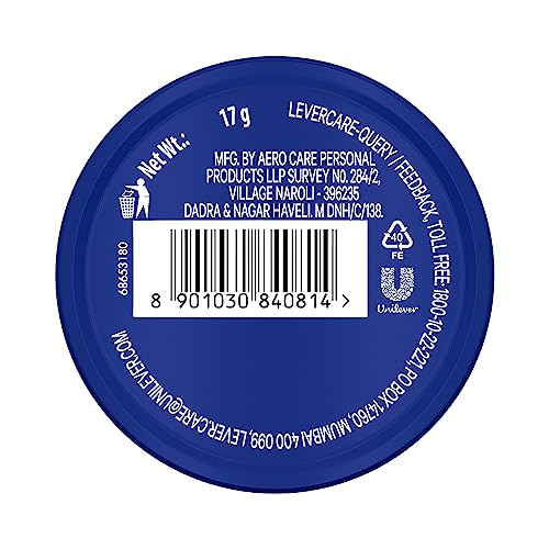 Vaseline Lip Tins Original Care, Infused With Vitamin E To Hydrate & Moisturize Dry Lips, Transparent