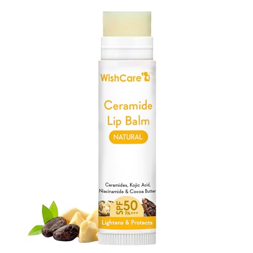 Wishcare Ceramide Lip Balm With Spf50 Pa+++ - Kojic Acid & Niacinamide - For Lip Lightening & Protection