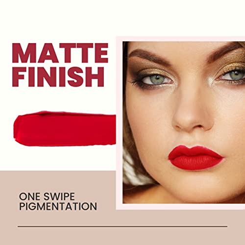 MARS Matte Super Stay Lipstick | Smudge Proof and Waterproof Lipstick for Women | 12-SINFUL