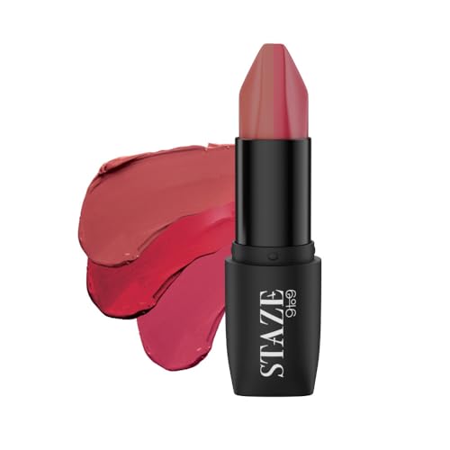 Staze 9To9 Love Tri-Angle 3 In 1 Matte Lipstick | 03 Caramel Rose