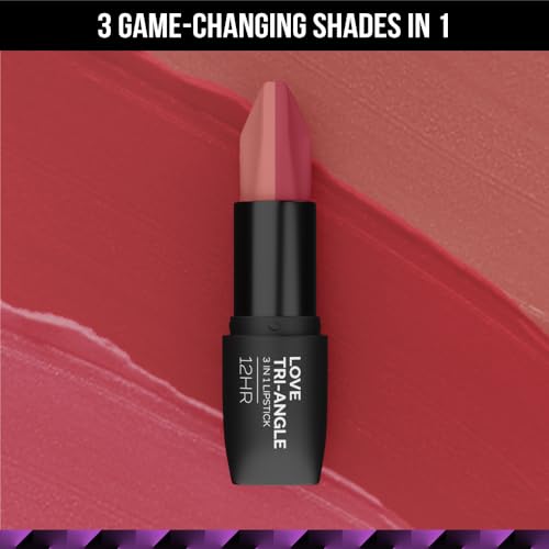 Staze 9To9 Love Tri-Angle 3 In 1 Matte Lipstick | 03 Caramel Rose