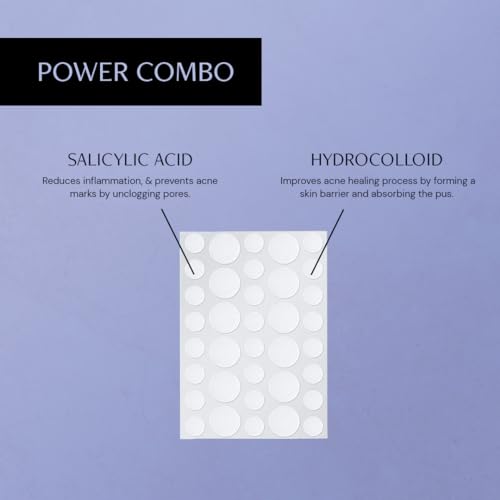 Deconstruct Pimple Patch with 0.5 Percent Salicylic Acid and Hydrocolloid | Spot Treatment Patches for Acne