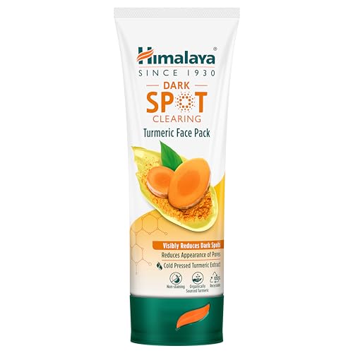 Himalaya Dark Spot Clearing Turmeric Face Pack | Organic Turmeric Mask for Dark Spot Reduction and Radiant Skin