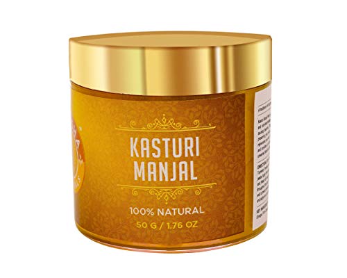 Shesha Naturals Kasturi Manjal Wild Turmeric Powder | Traditional Ayurvedic Powder for Glowing Skin