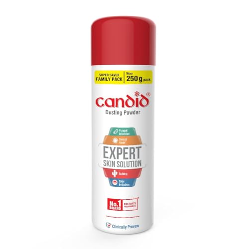 Candid Dusting Powder Expert Skin Solution Prevents Sweat Rash | Itching | Fungal Infection & Skin Irritation | Pack of 3