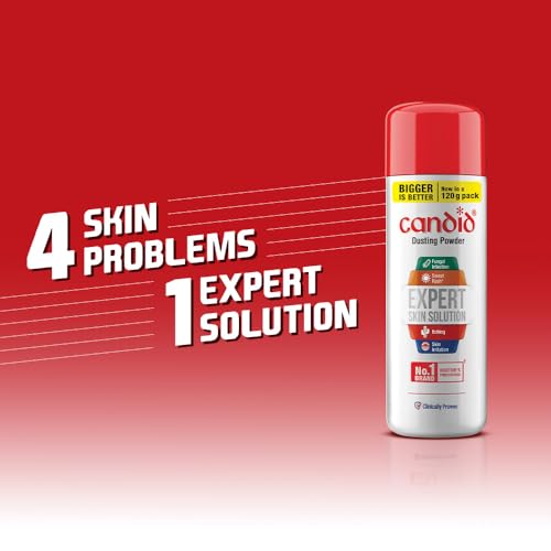 Candid Dusting Powder Expert Skin Solution Prevents Sweat Rash | Itching | Fungal Infection & Skin Irritation | Pack of 3