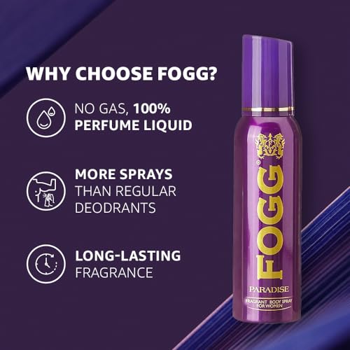 Fogg Paradise No Gas Deodorant for Women