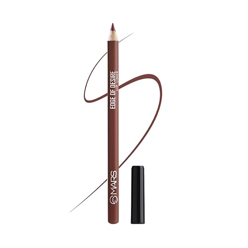 Mars Matte Lip Liner One Swipe Smooth Application | Long Lasting Lip Pencil | 02-Deep Dawn