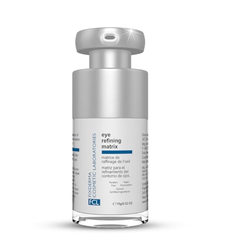 Fixderma FCL EYE REFINING MATRIX Under Eye Cream for Dark Circles, Puffiness & Fine Lines with Vitamin C & Hyaluronic Acid