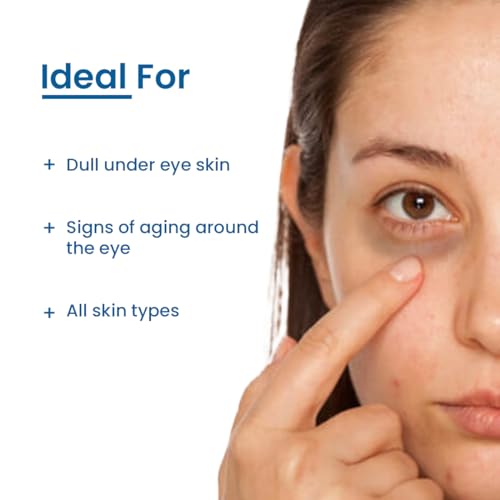 Fixderma FCL EYE REFINING MATRIX Under Eye Cream for Dark Circles, Puffiness & Fine Lines with Vitamin C & Hyaluronic Acid