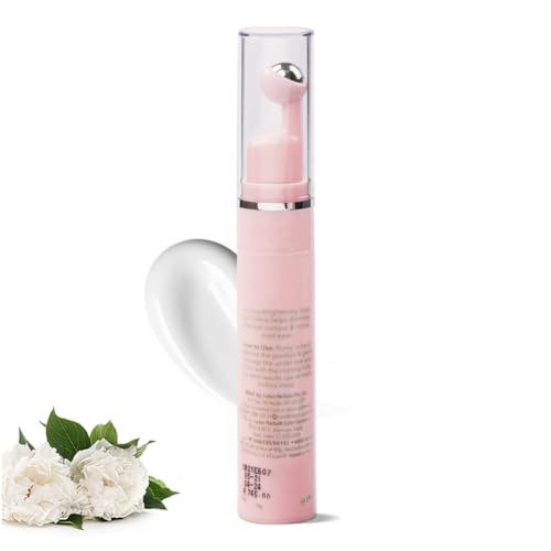 Lotus Organics+ Precious Brightening Under Eye Cream With Cooling Massage Roller, Reduces Puffiness & Dark Circles, Preservative Free