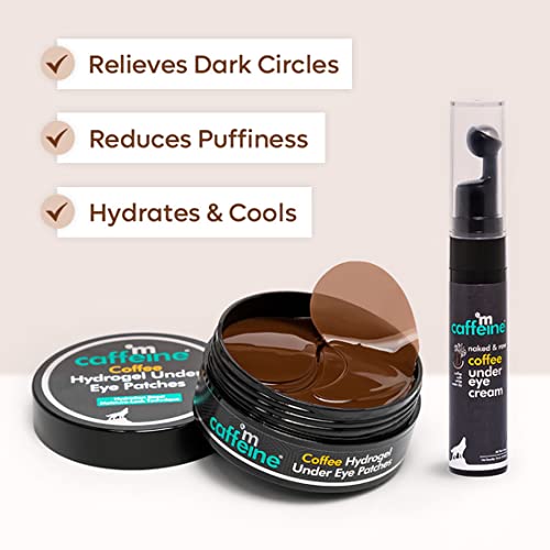 mCaffeine Dark Circle Reduction Combo with Coffee Under Eye Cream & Hydrogel Under Eye Patches