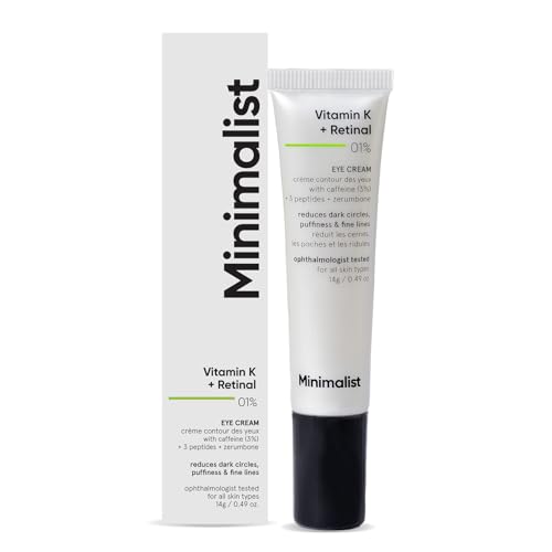 Minimalist Vitamin K + Retinal 01% Under Eye Cream