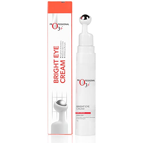 O3+ Bright Under Eye Circle Cream with Massage Roller