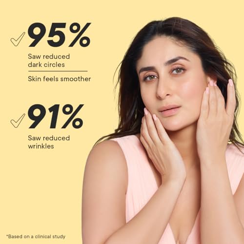 Quench Korean Dark Circle Under Eye Cream with Cooling Massage Roller, Enriched with Cica Herb, Korean Ginseng & Licorice Root
