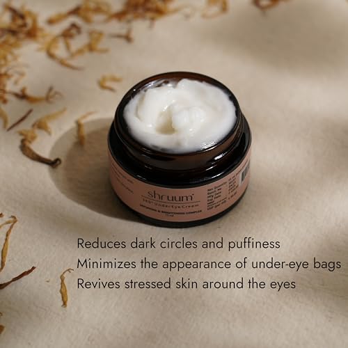 Shruum 360 Under Eye Cream, Reduces Dark circles, Fine Lines & Puffiness