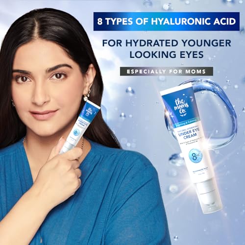 The Moms Co Natural Hydrating Under Eye Cream with Hyaluronic Acid & ProVitamin B