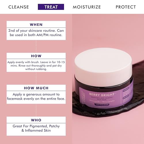 Conscious Chemist Berry Bright Pore Refining & Brightening Face Mask