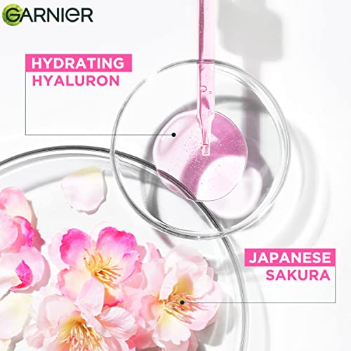 Garnier Skin Naturals, Sheet Mask, Hydrating & Increases Glow, Sakura Glow