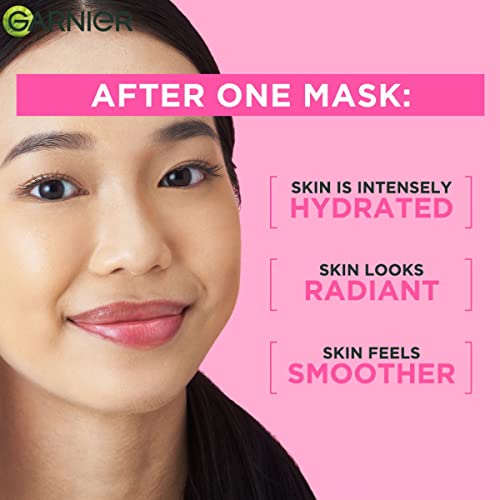 Garnier Skin Naturals, Sheet Mask, Hydrating & Increases Glow, Sakura Glow