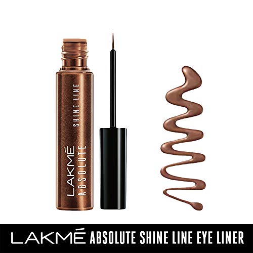 Lakme Absolute Shine Line Eye Liner | Shimmer Bronze