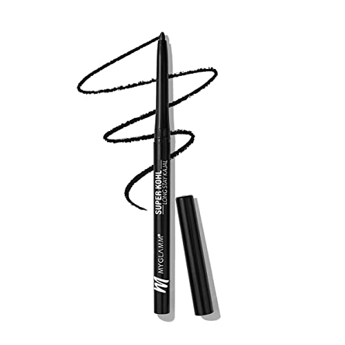 MyGlamm Super Kohl Long Stay Kajal Matte Finish | Black
