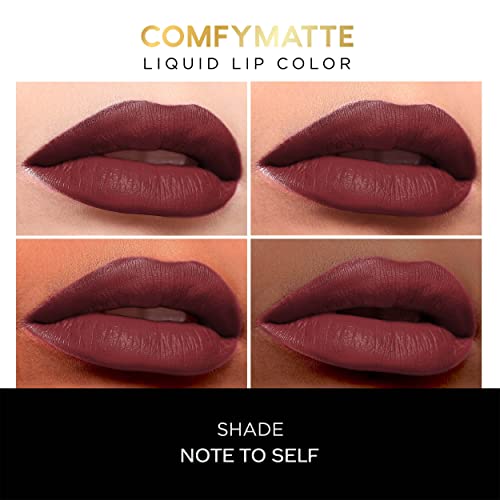 FACES CANADA Comfy Matte Liquid Lipstick - Note To Self 07 | Brown