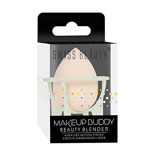 Swiss Beauty Makeup Buddy Beauty Blender for Face Makeup Multi-Use Beauty Blender,  Shade - 02 Peach