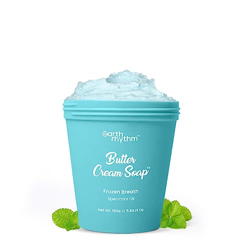 Earth Rhythm Frozen Breath Butter Cream Soap, Moisturizes Skin, Make Skin Soft & Supple