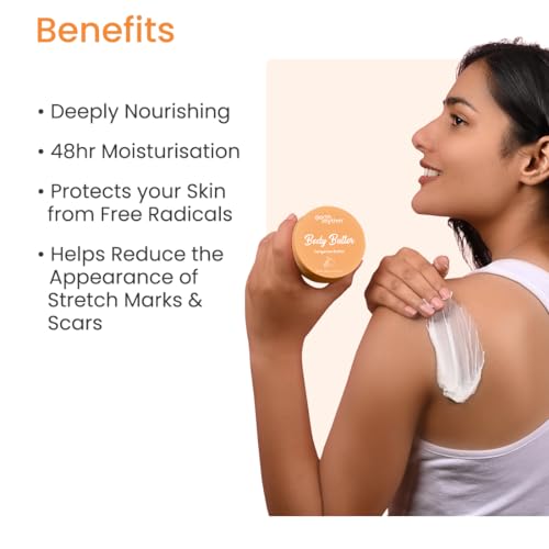 Earth Rhythm Tangerine Body Butter with Mango seed butter, Rosehip Oil and Tangerine